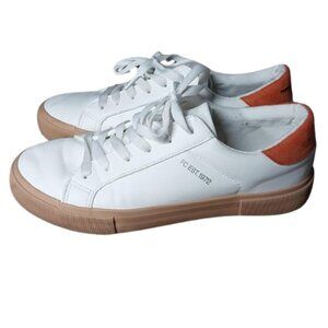 US 7 French Connection Becka Women's Sneaker Vegan Leather White